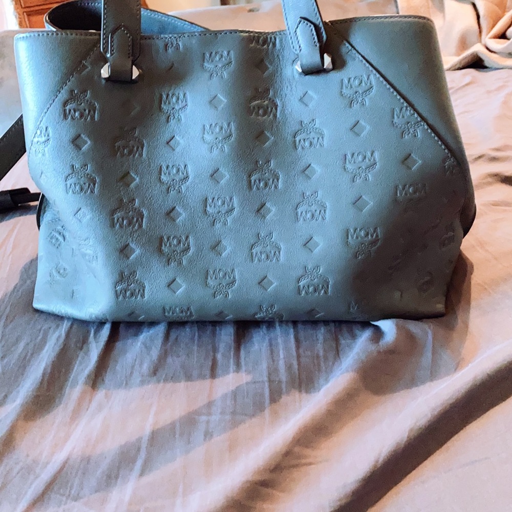 Authentic MCM Monogram Essential Tote